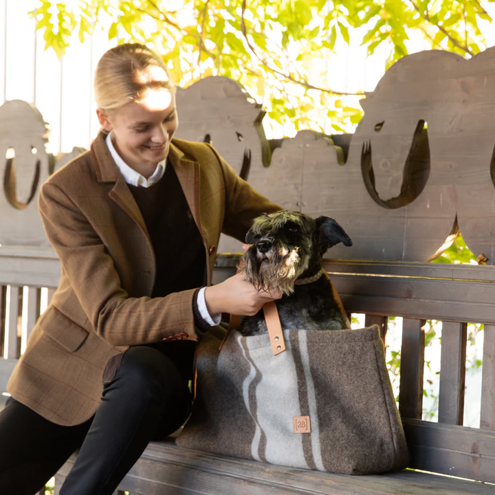 Inge Dog Travel Bag Recycled Wool | 2.8 Duepuntootto Design for Dogs
