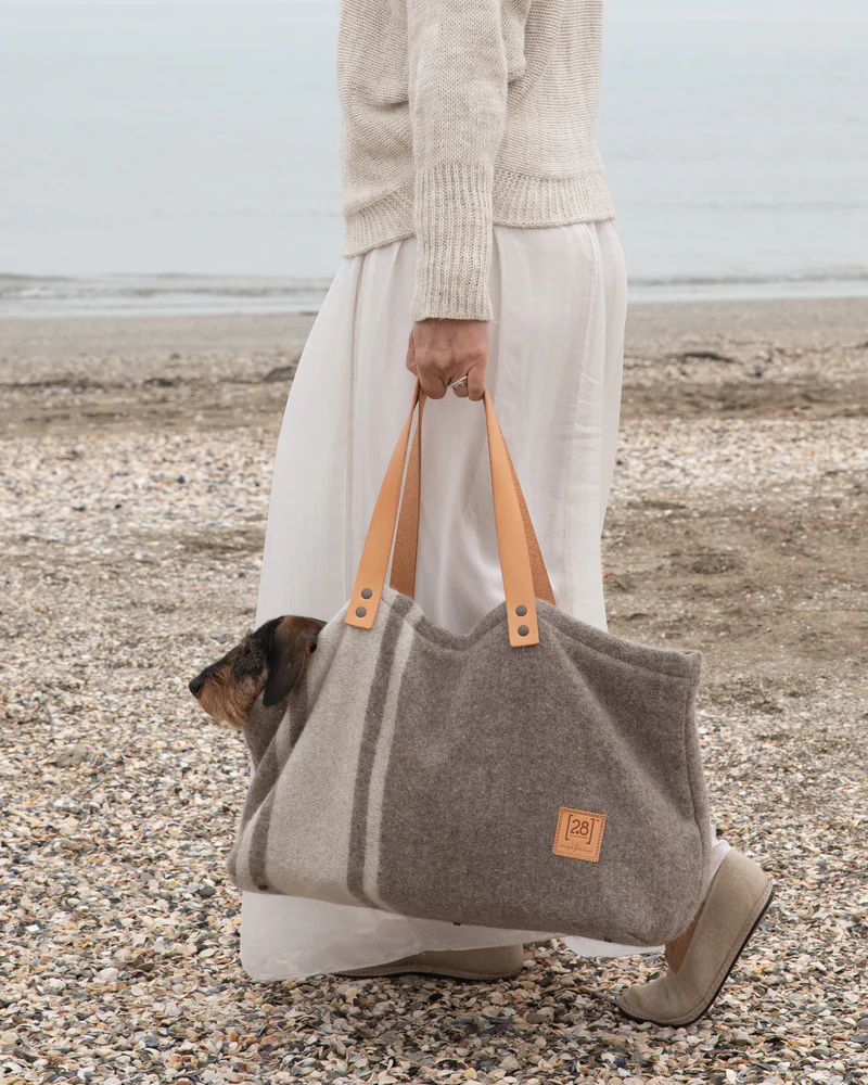 Inge Dog Travel Bag Recycled Wool | 2.8 Duepuntootto Design for Dogs