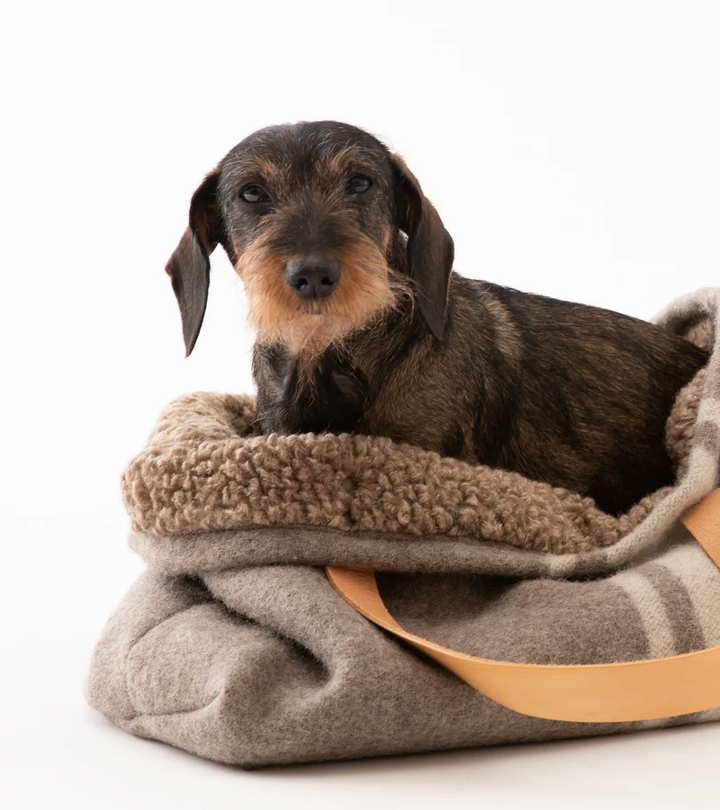 Inge Dog Travel Bag Recycled Wool | 2.8 Duepuntootto Design for Dogs