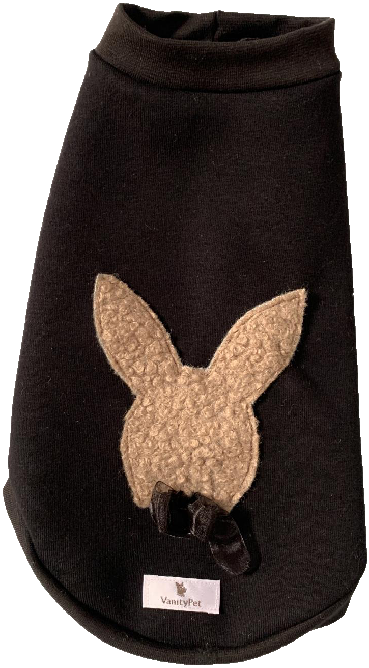 Sherpa BU Dog Sweatshirt in Cotton with Bouclé Bunny | Vanity Pet