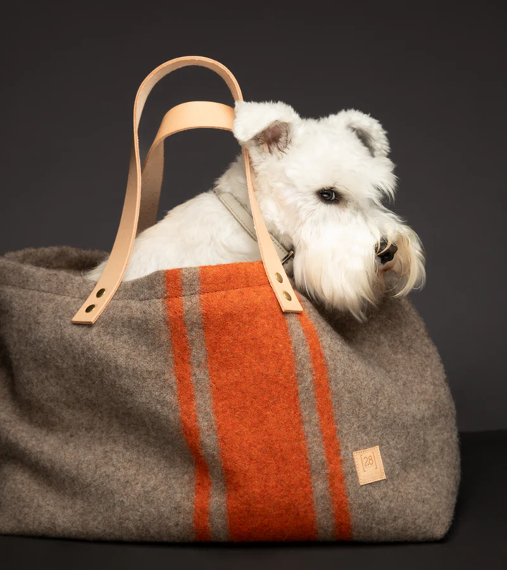 Inge Dog Travel Bag Recycled Wool | 2.8 Duepuntootto Design for Dogs