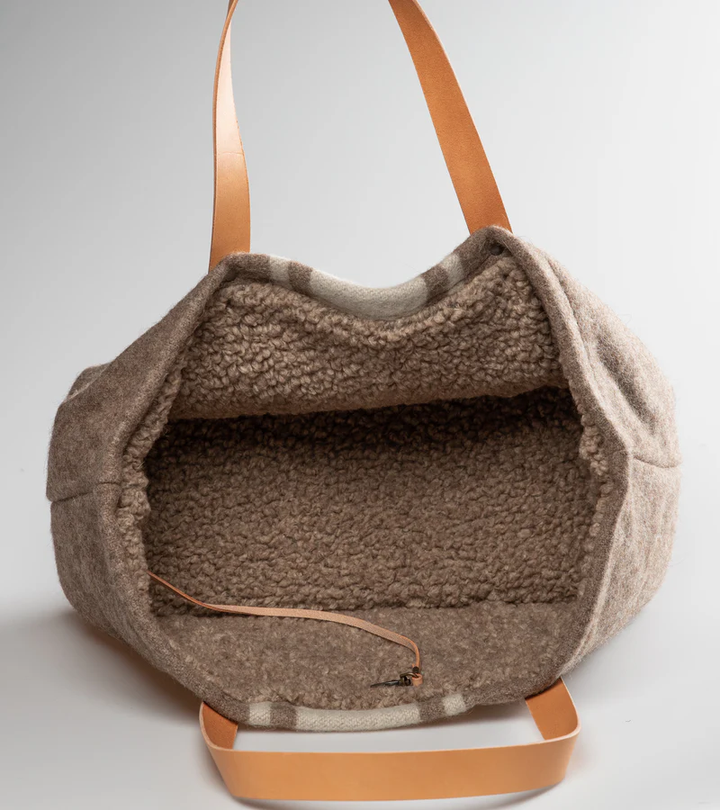 Inge Dog Travel Bag Recycled Wool | 2.8 Duepuntootto Design for Dogs