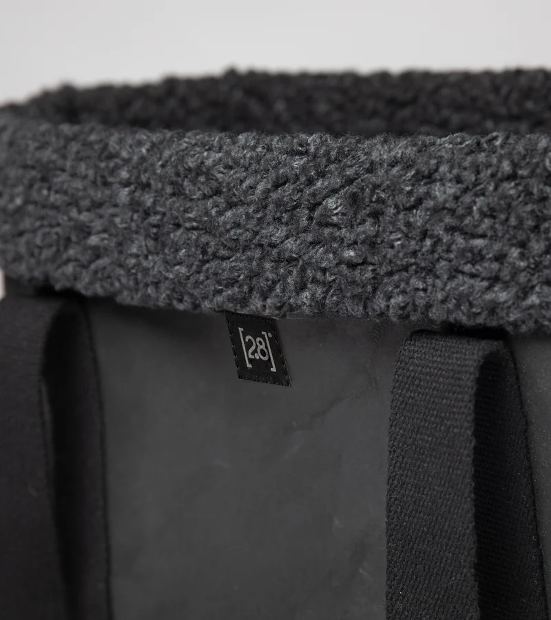 Dorothea Charcoal Dog Bag Bouclé Wool 2.8 Duepuntootto Design for Dogs
