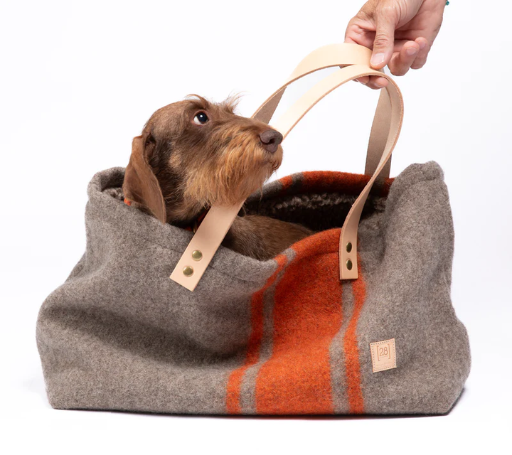 Inge Dog Travel Bag Recycled Wool | 2.8 Duepuntootto Design for Dogs