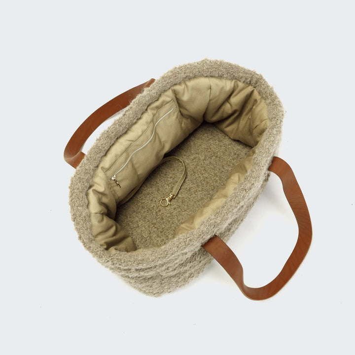 Dog Carrier Verona Wool by Cloud7 Luxury Travel Bag for Small Dogs