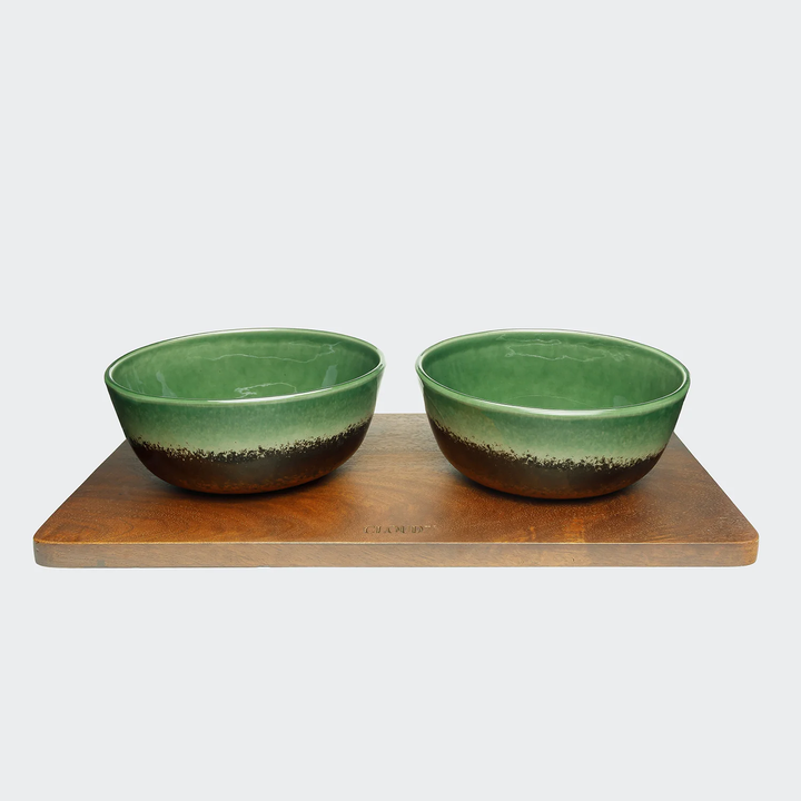 Wooden Feeding Station Set Annie – Elegant Pet Dining by Cloud7