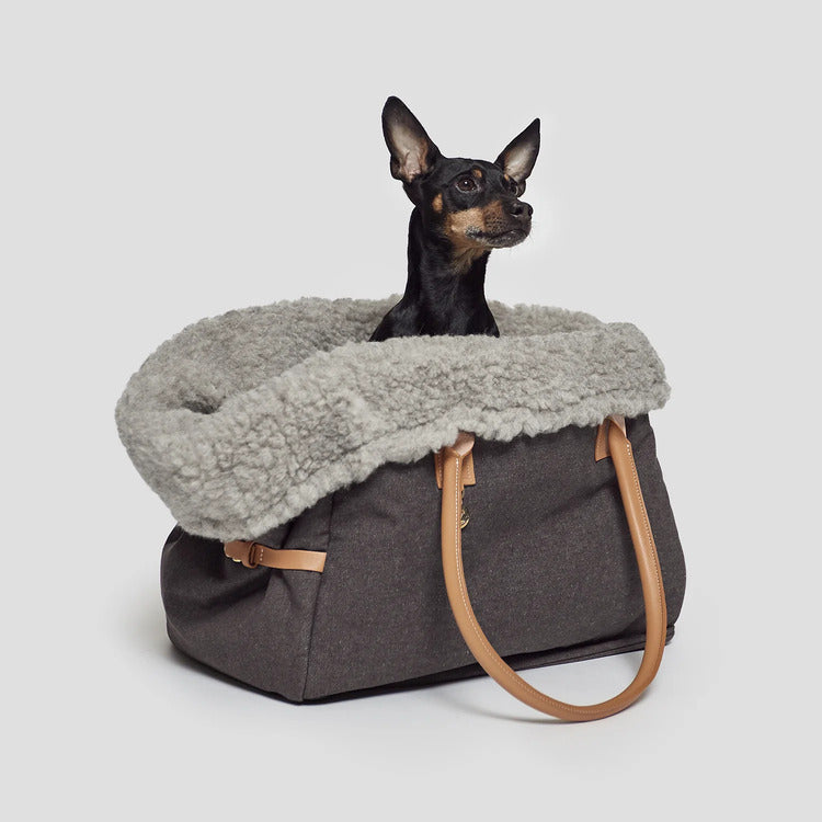 Dog Bag Como Heather Brown | Cloud7 Luxury Pet Carrier
