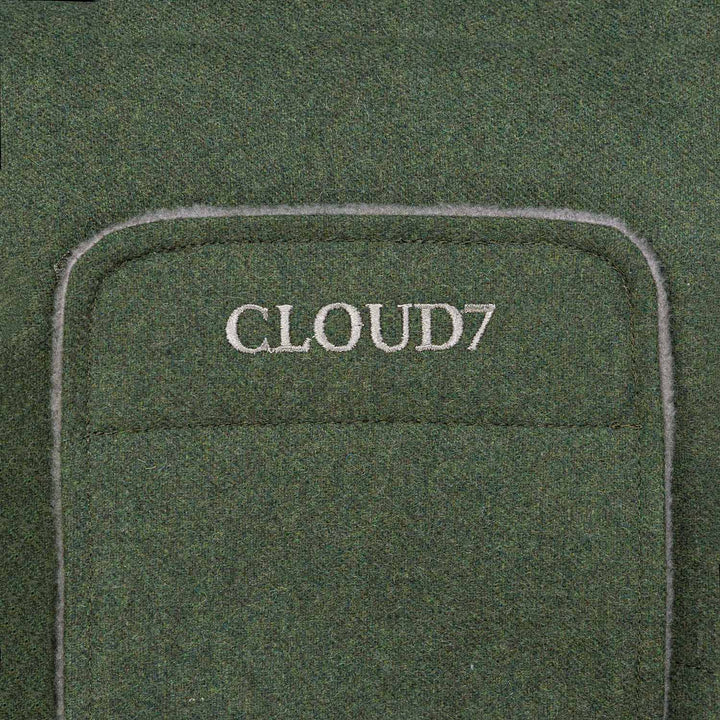 Cloud7 Brooklyn Long Flannel Dog Coat – Fern Green