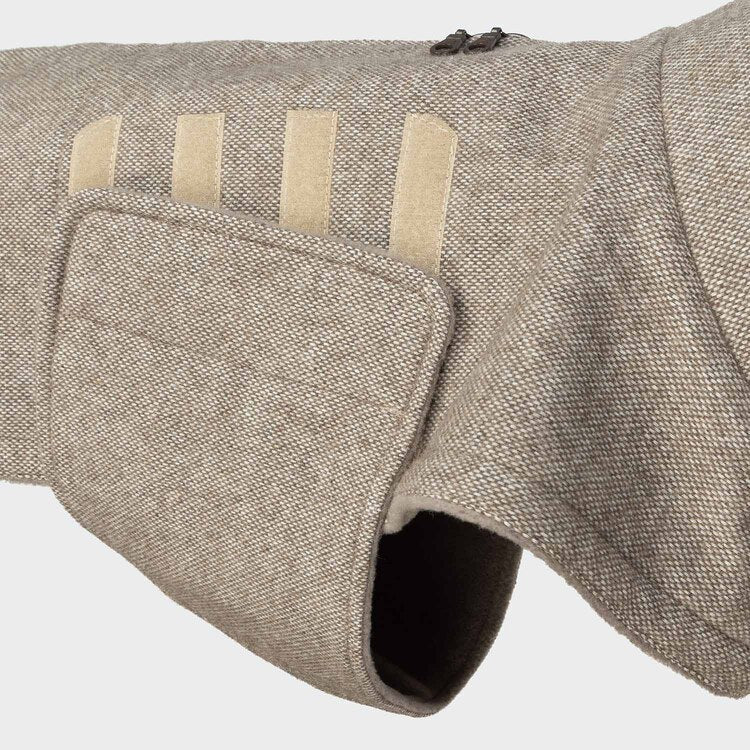Dog Coat Brooklyn Tweed Beige & Black | CLOUD7 Luxury Dog Fashion