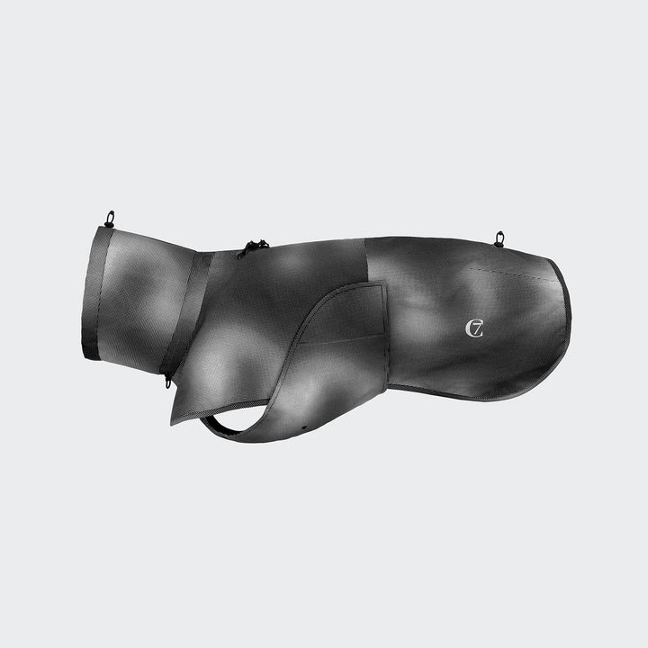 Dog Raincoat AKTIV Black | CLOUD7 Functional & Stylish Pet Outerwear