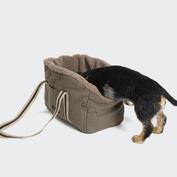 Cloud7 Lucca Dog Carrier Sand – Premium Canvas Pet Bag
