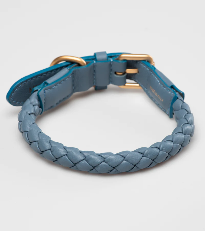 Ferdinando Braided Leather Collar for Dog | 2.8 Duepuntootto