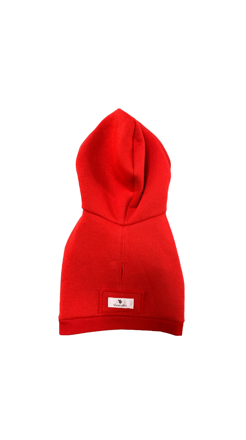 Monochrome FA Cotton Dog Sweatshirt With Hood | Vanity Pet