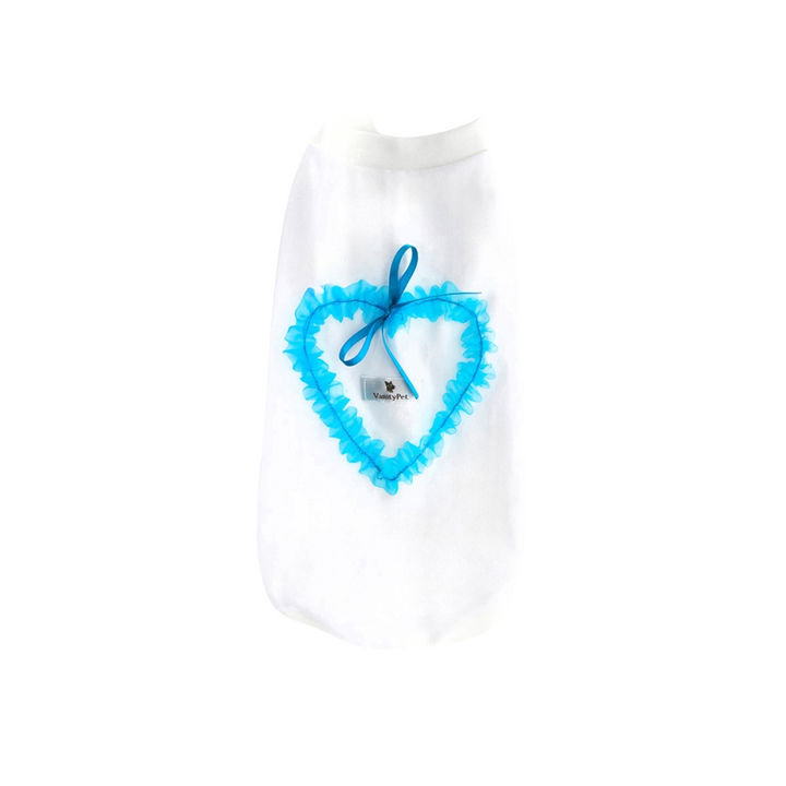 Sweet Heart Fashionable and Luxury Dog T-Shirt with Hearts Vanity Pet