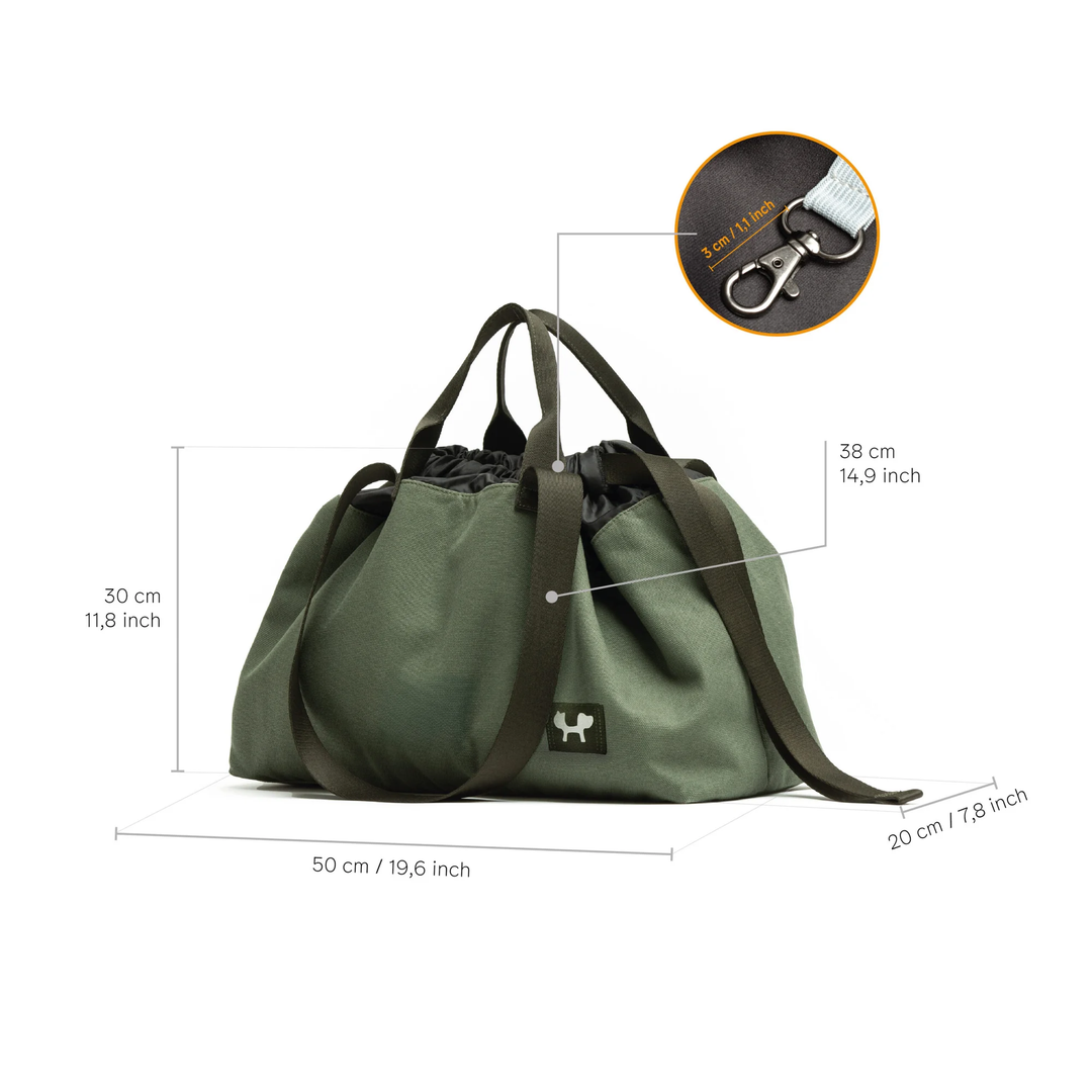 United Pets Milano PetCarry – Dog Carrier Bag with Safety Hook