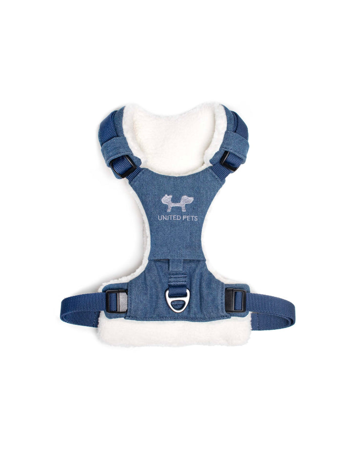Citylife Soft Jeans Dog Harness by United Pets | Stylish & Comfortable