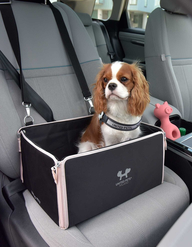 United Pets Urban Car Box – Luxury Car Seat for Dogs