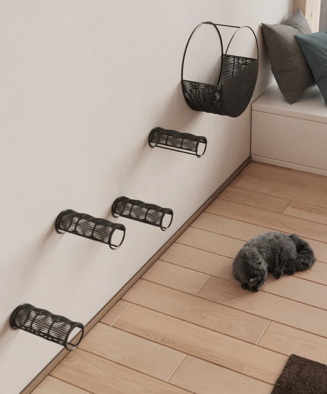 Gradino Wall Mounted Cat Nest Bed - MiaCara Innovative Design