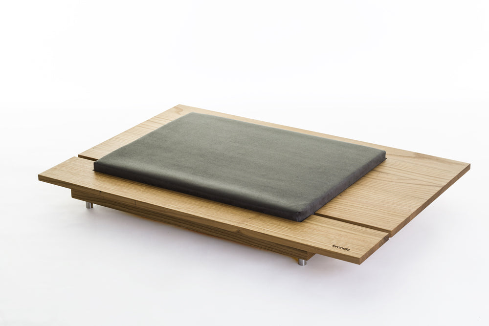 MIRA 1 Solid Wood Luxury Cat and Dog Bed with Pillow | Brando Design