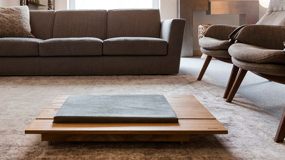 MIRA 1 Solid Wood Luxury Cat and Dog Bed with Pillow | Brando Design