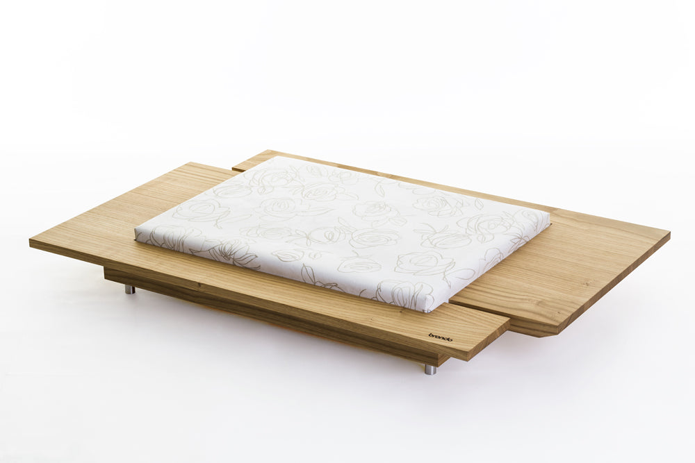 MIRA 2 Luxury Wooden Cat and Dog Bed with Pillow | Brando Design