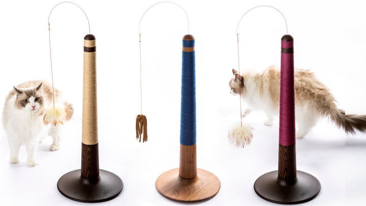 PHAROS Scratching Post for Cat in Wood | Brando Design