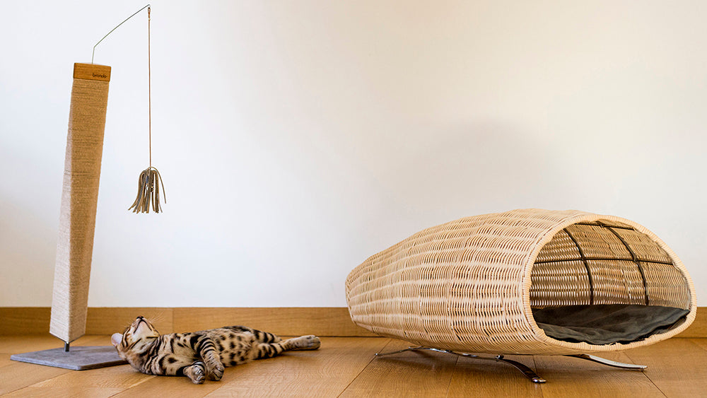 TORRE Innovative Scratching Post for Cat in Wood | Brando Design