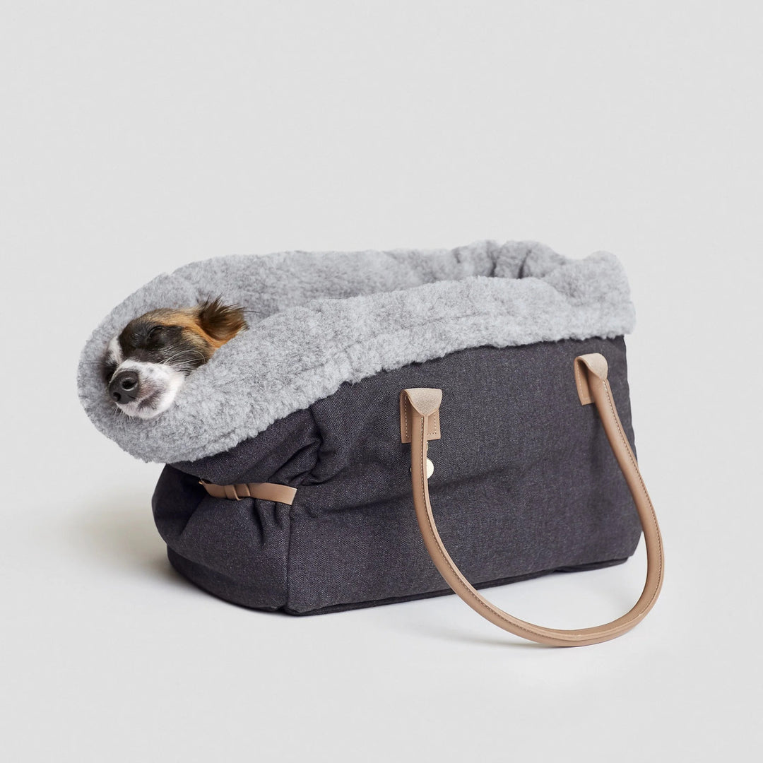 Dog Bag Como Heather Brown | Cloud7 Luxury Pet Carrier