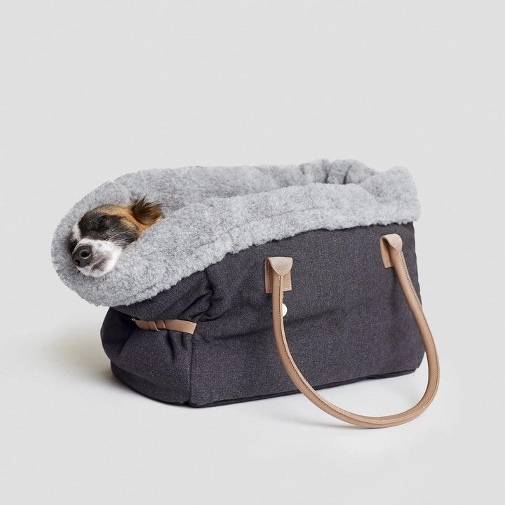 Dog Bag Como Heather Brown | Cloud7 Luxury Pet Carrier