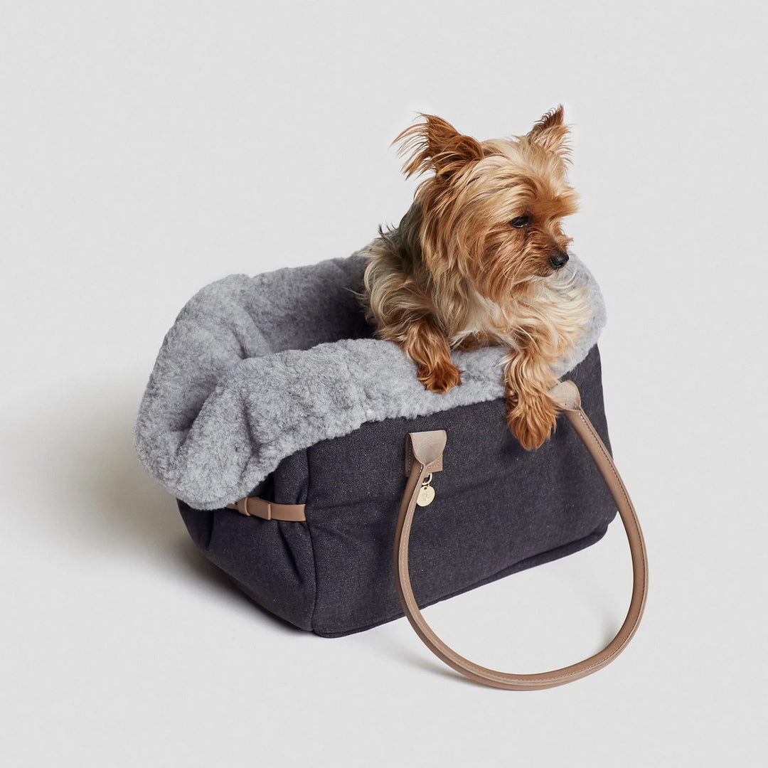 Dog Bag Como Heather Brown | Cloud7 Luxury Pet Carrier