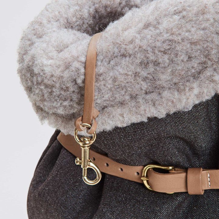 Dog Bag Como Heather Brown | Cloud7 Luxury Pet Carrier