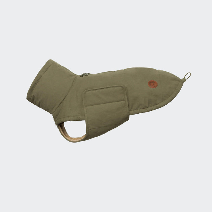 Dog Coat Yukon Teddy Khaki | CLOUD7 Warm Fleece Winter Dog Jacket