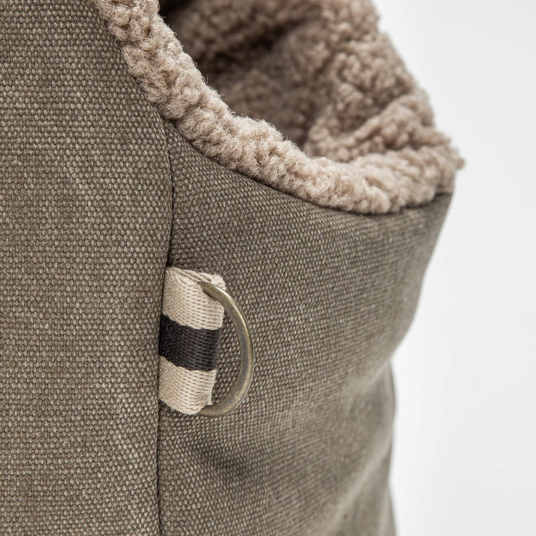 Cloud7 Lucca Dog Carrier Sand – Premium Canvas Pet Bag