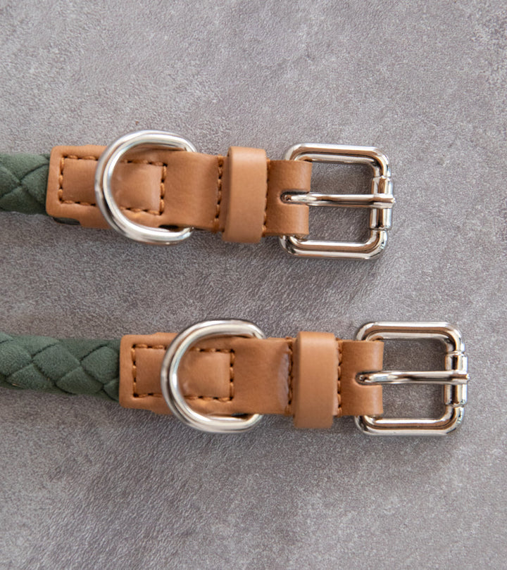 Ferdinando Dog Collar in Microfiber | 2.8 Duepuntootto Design for Dogs