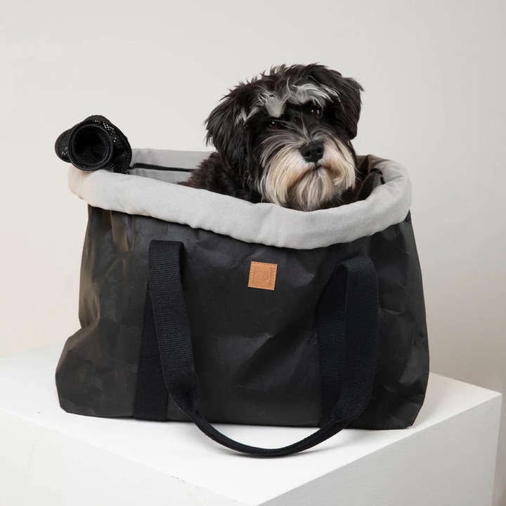 Dorothea Dog Carrier Bag in Cotton + Net | 2.8 Duepuntootto