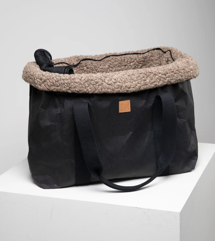 Dorothea Dog Carrier Bag in Bouclé Wool + Net | 2.8 Duepuntootto