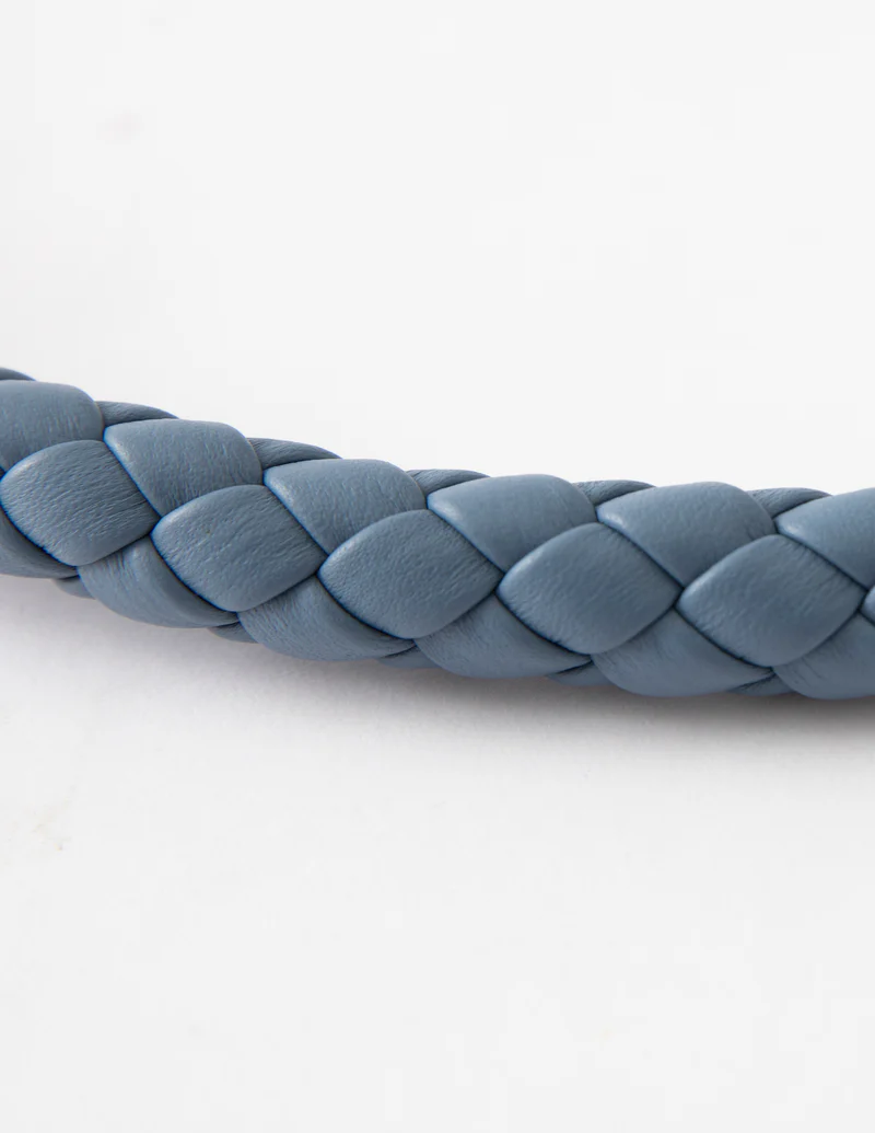 Ferdinando Braided Leather Collar for Dog | 2.8 Duepuntootto