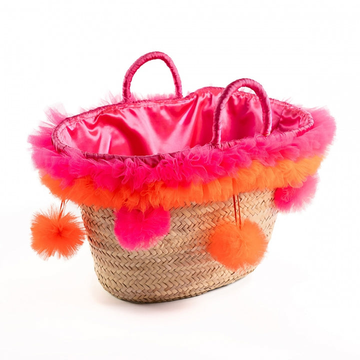 La Sportina Beach Handmade Straw and Tulle Beach Bag | Vanity Pet