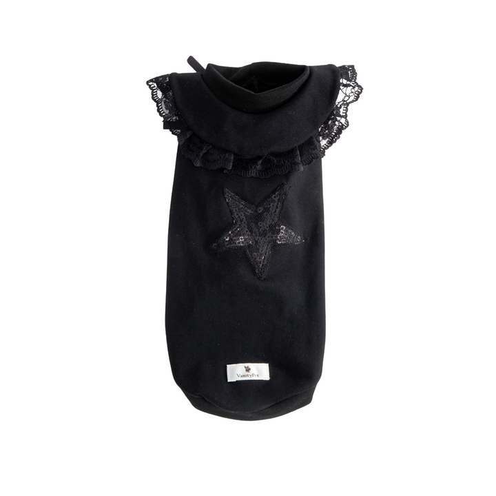 Lace Collar Cotton T-Shirt for Fashionable Dogs | Vanity Pet