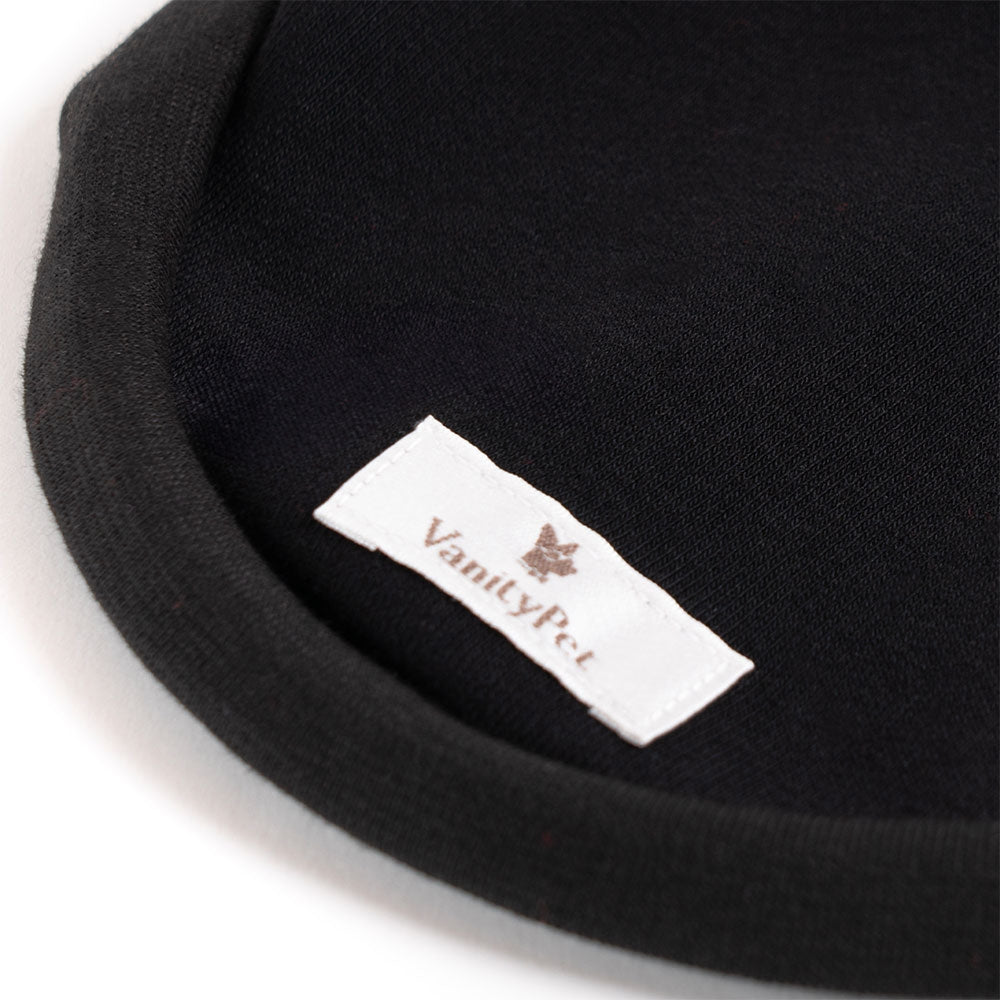 Sherpa RB Black Dog Sweatshirt in Cotton | Vanity Pet