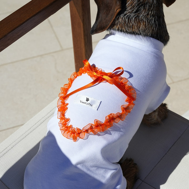Sweet Heart Fashionable and Luxury Dog T-Shirt with Hearts Vanity Pet