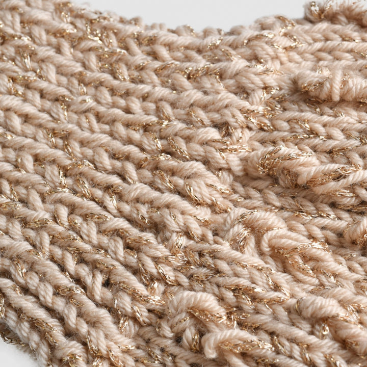 Oh My Gold! Golden Handmade Sweater For Female Doggies | Vanity Pet
