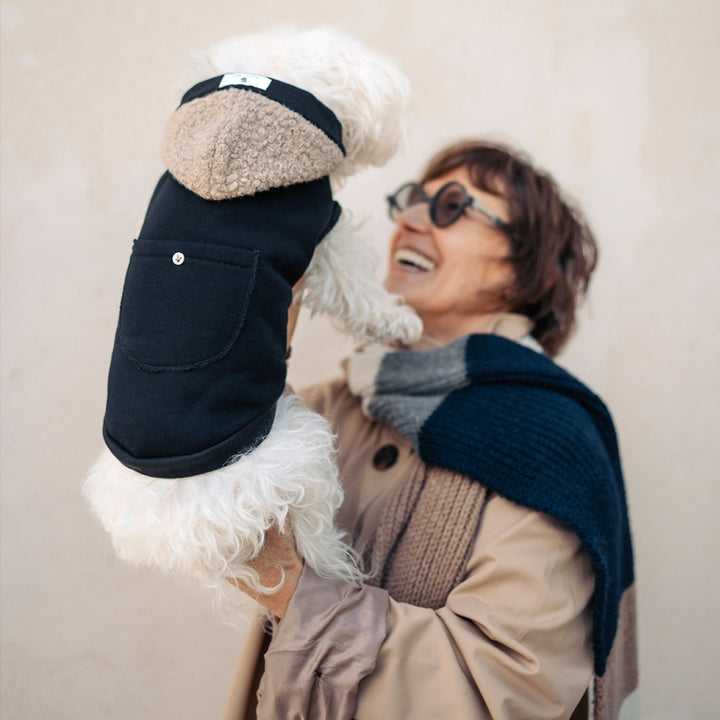Sherpa PK Dog Sweatshirt With Hood | Vanity Pet